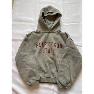 Essentials Fear of God State Youth Hoodie, Size 8, pullover, good quality cotton